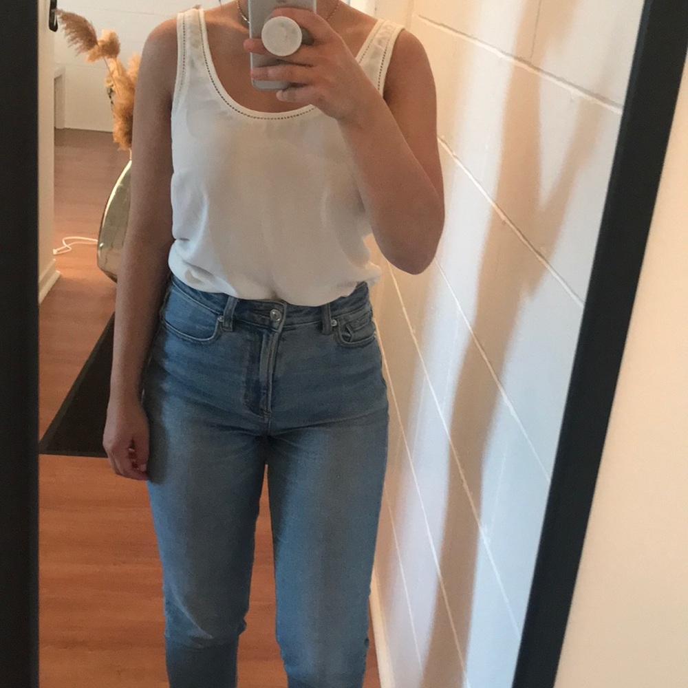 light basic white cami